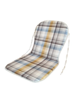 CUSCINO CON SCHIENALE PER SEDIA GIARDINO "AMOA" MONOBLOCCO, 44x78x3 CM